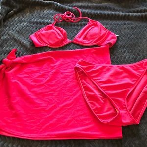 Vintage Victoria Secret Bikini Set 36D Large